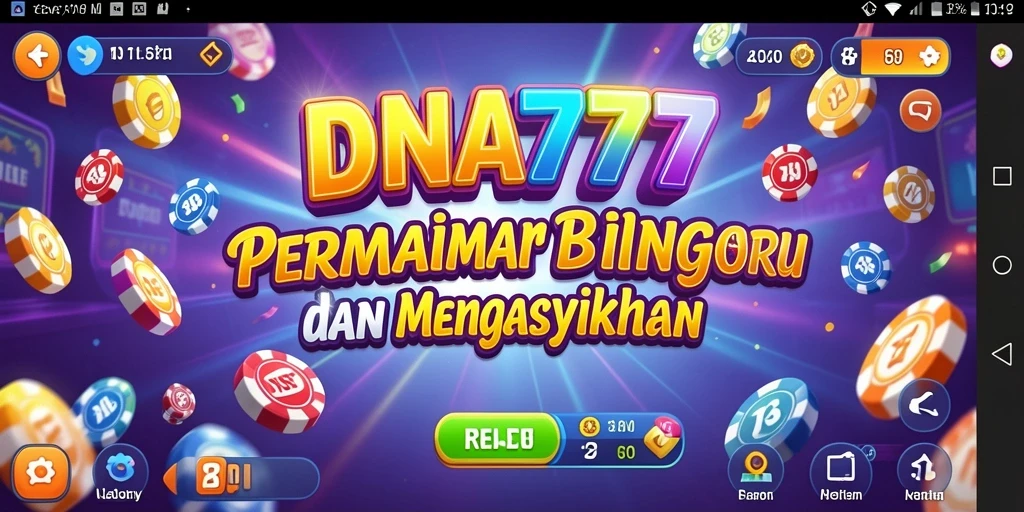 Gameplay seru dalam aplikasi Bingo DNA777 dengan fitur interaksi sosial.