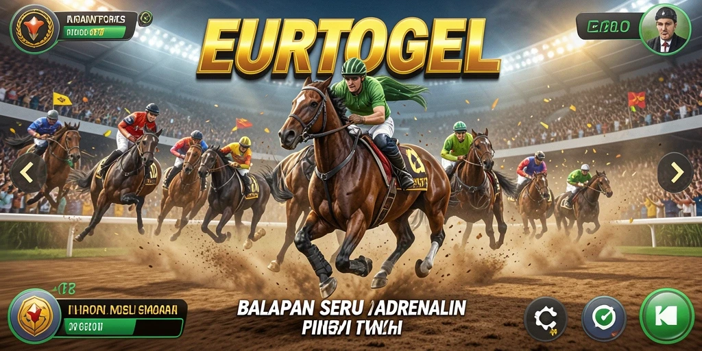 Tampilan mendebarkan dari balapan seru di EUROTOGEL.