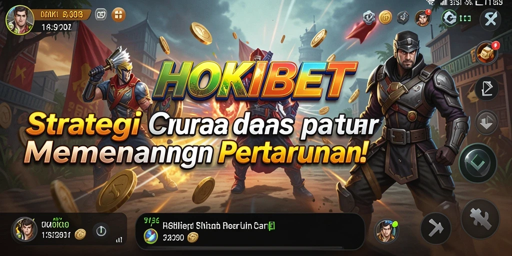 Screenshot HOKIBET menampilkan pertempuran strategi yang intens dan mendebarkan.