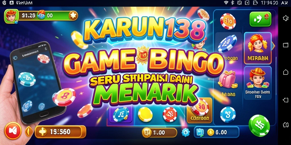 Tampilan gameplay seru dalam permainan Bingo KARUN138.