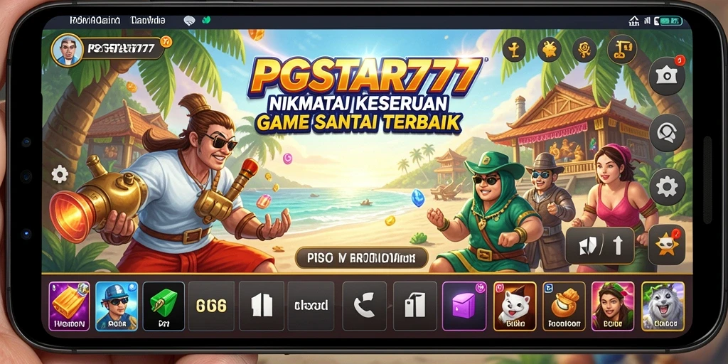 Tampilan game PGSTAR777 yang cerah dan interaktif.