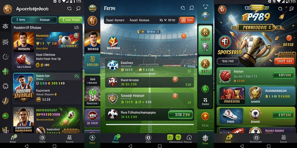 Tampilan gameplay menarik dari RP6789 dalam taruhan olahraga.