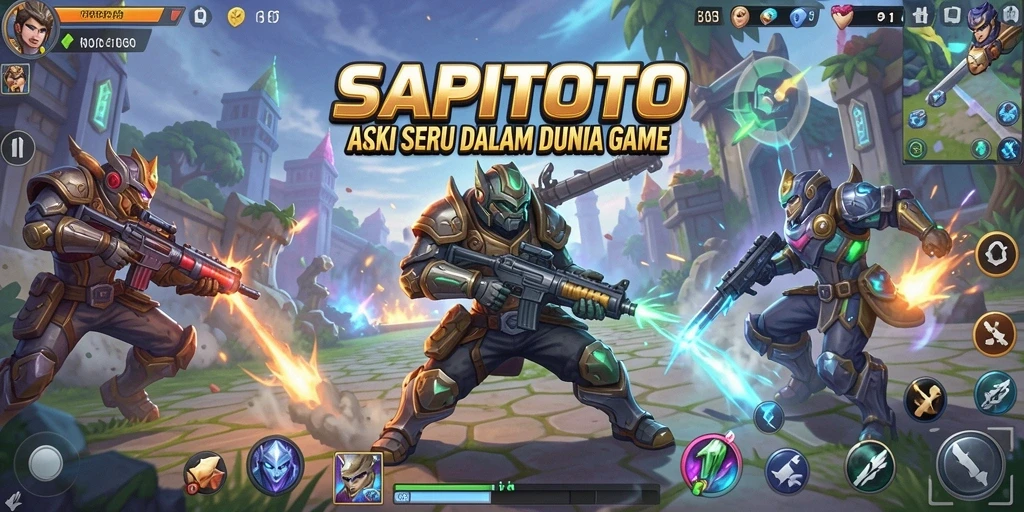 Gameplay seru SAPITOTO dengan aksi bertarung yang mendebarkan.