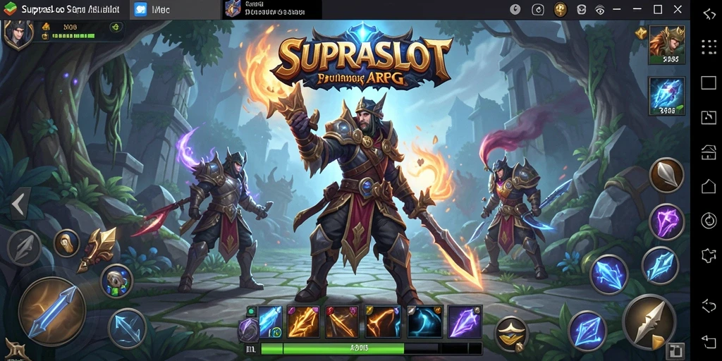 Gameplay SUPRASLOT yang memukau dengan pertempuran seru.